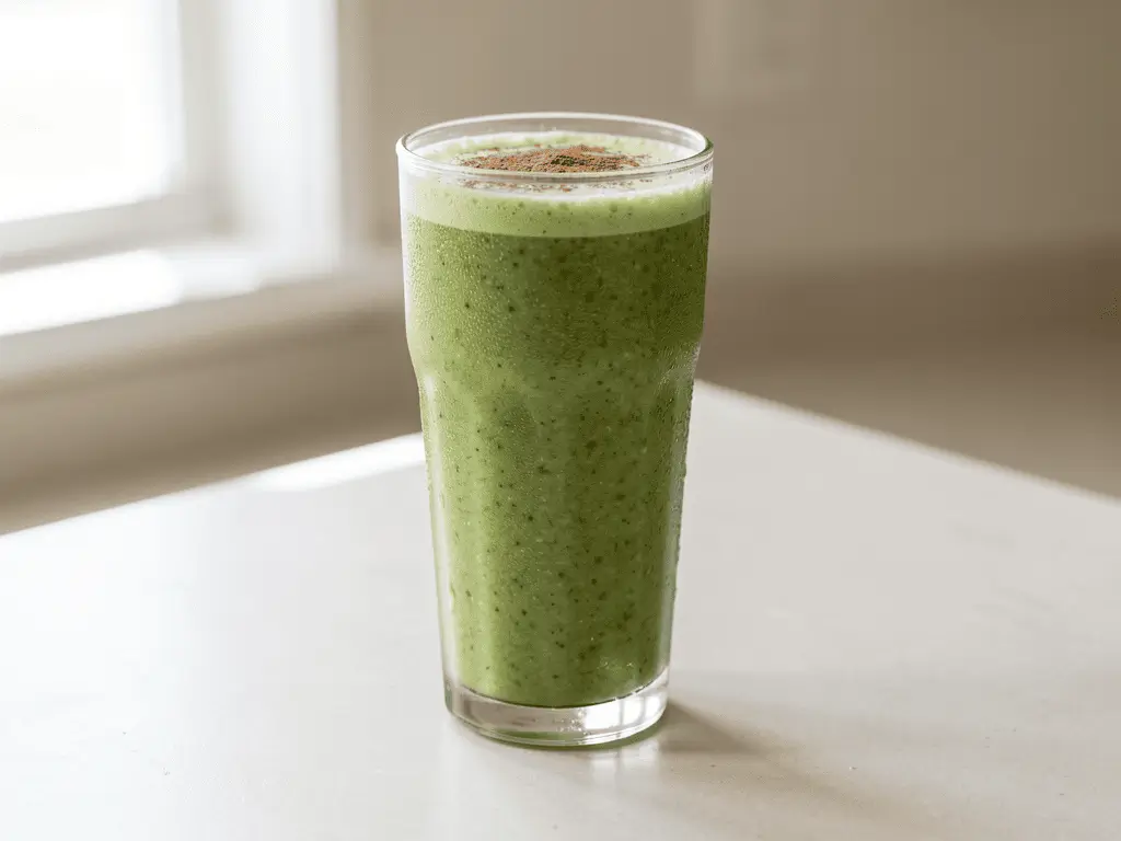 “Green Glow high-protein green smoothie breakfast for weight loss”